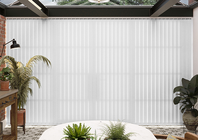 Amalfi, Linen White - Vertical Blind - Image 6